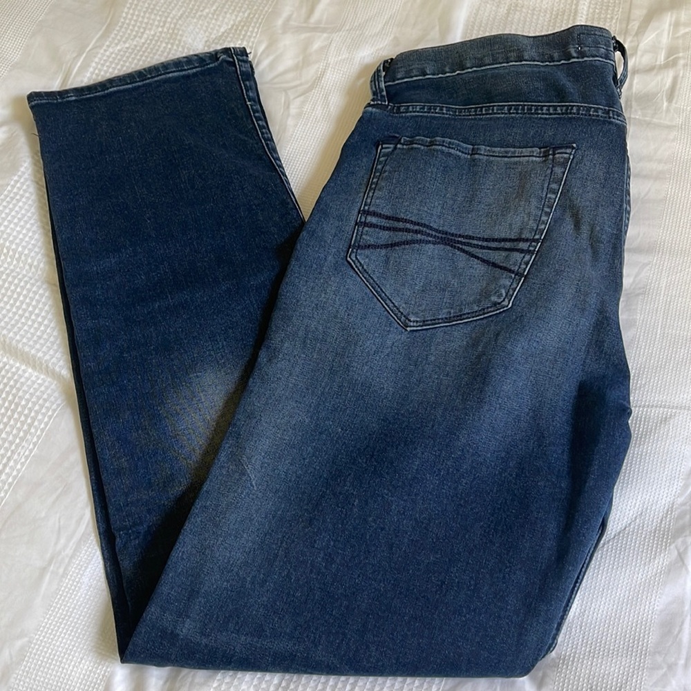Express Rocco slim fit straight leg jeans